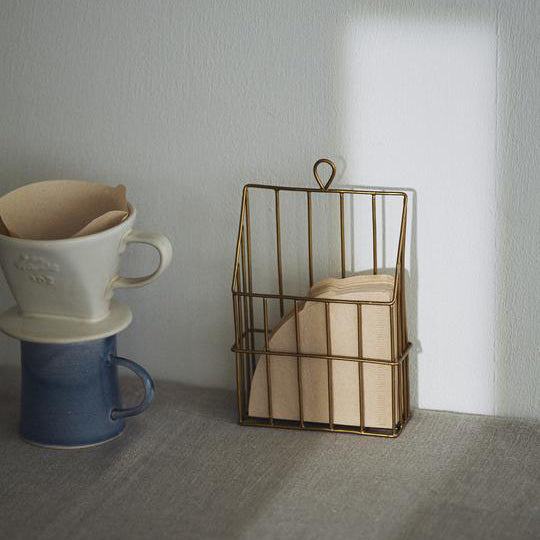 June Brass Wire Coffee Filter Holder