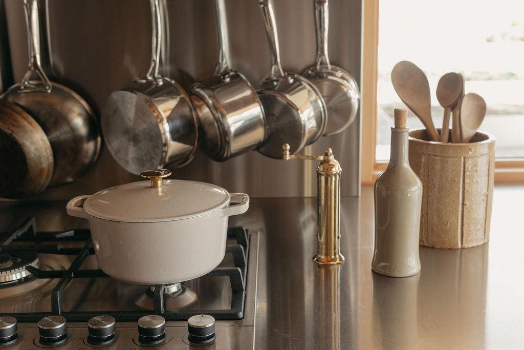 June Alexander Brass Pepper Mill