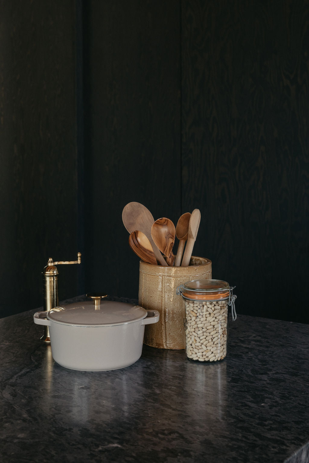 June Alexander Brass Pepper Mill