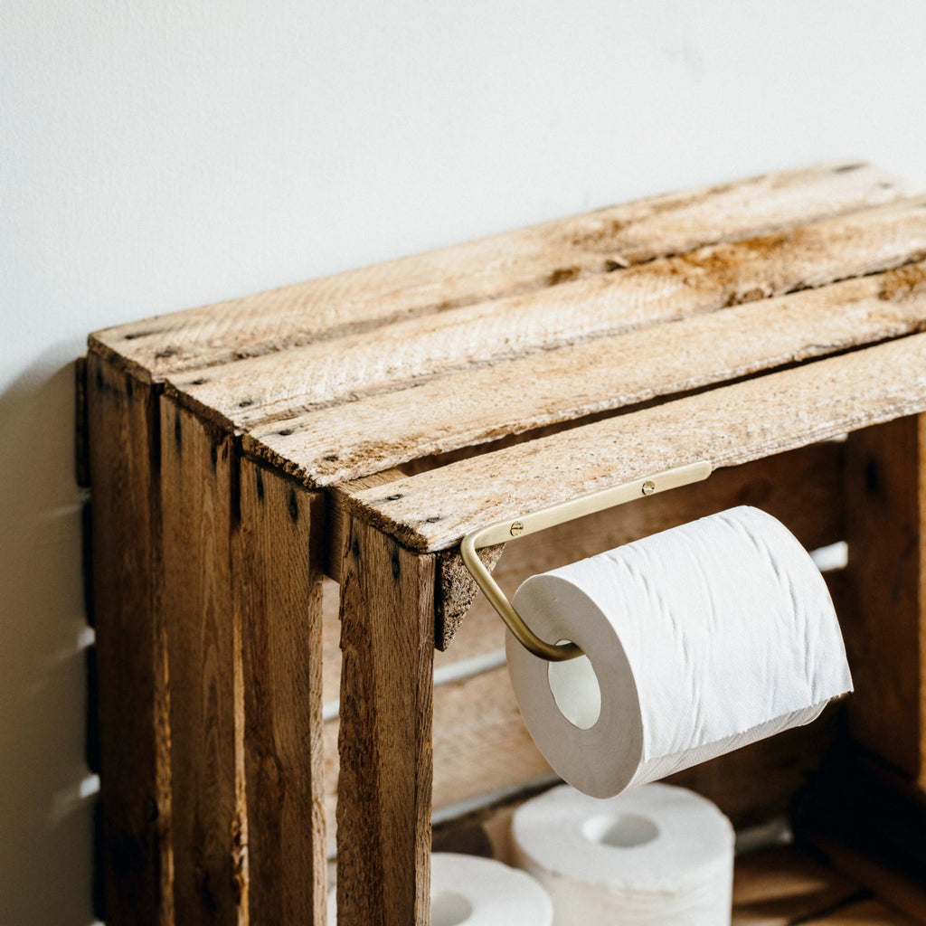 June Toilet Paper Holder - Brass