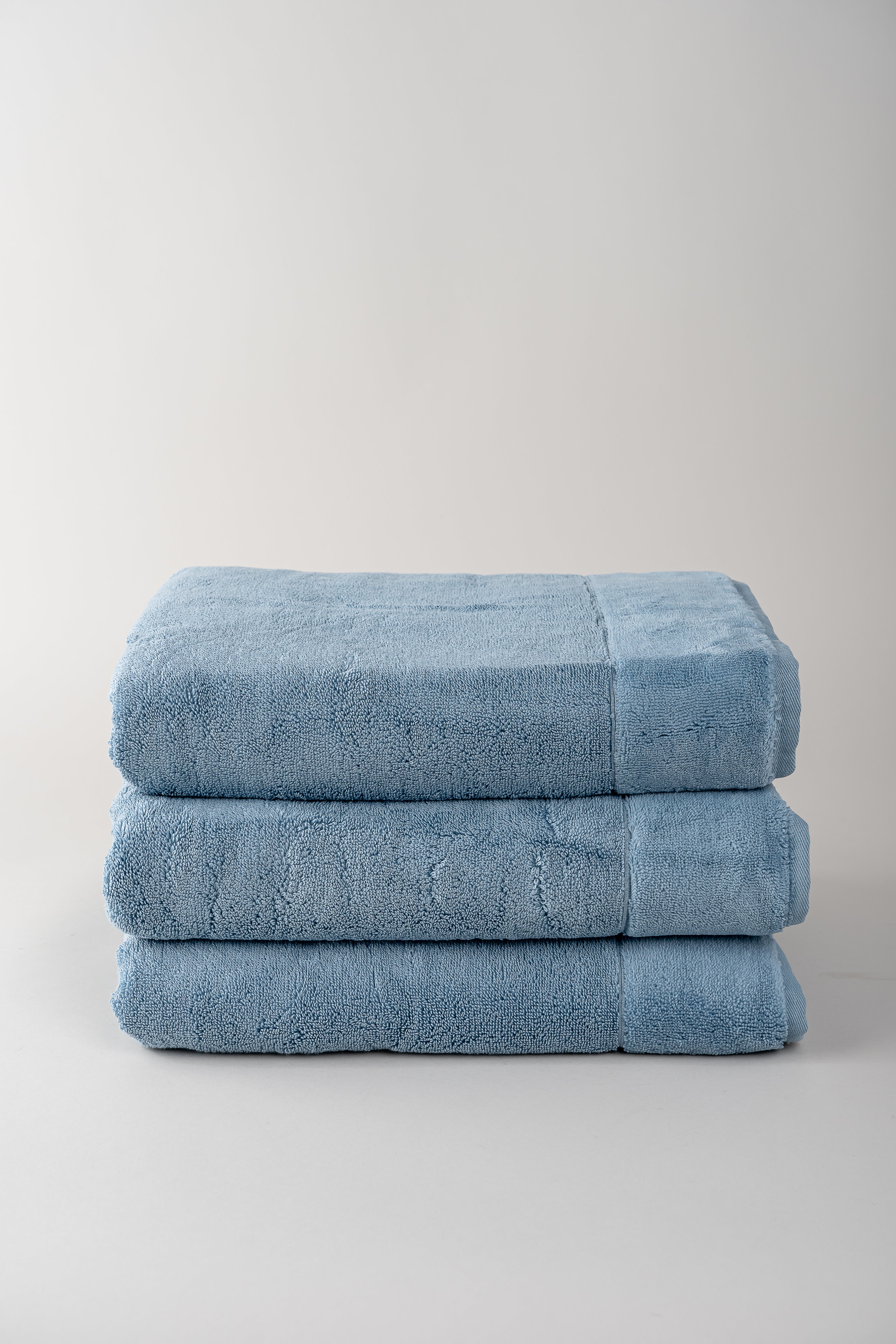 June Aegean Cotton Towels - Indigo