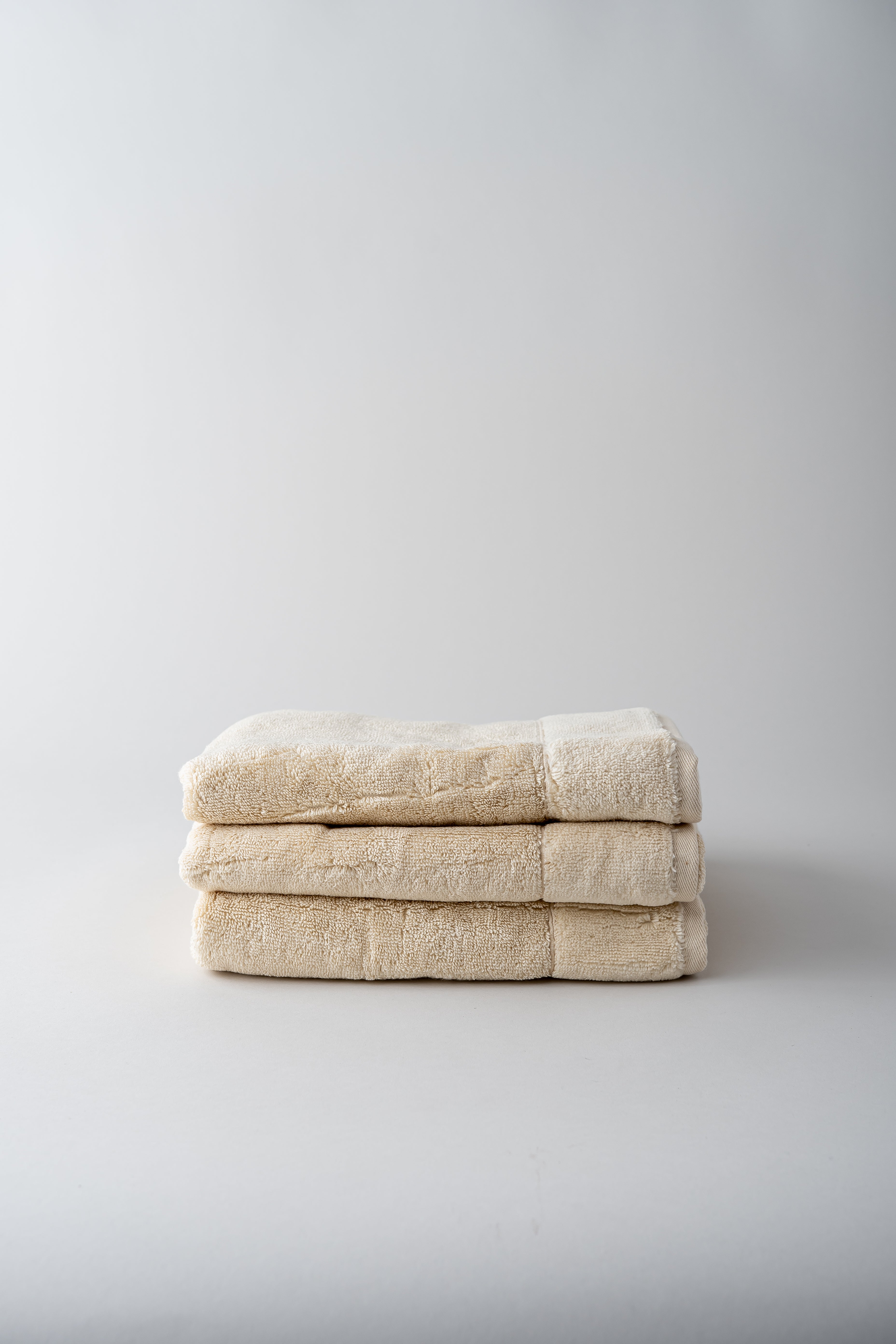 June Aegean Cotton Towels - Linen