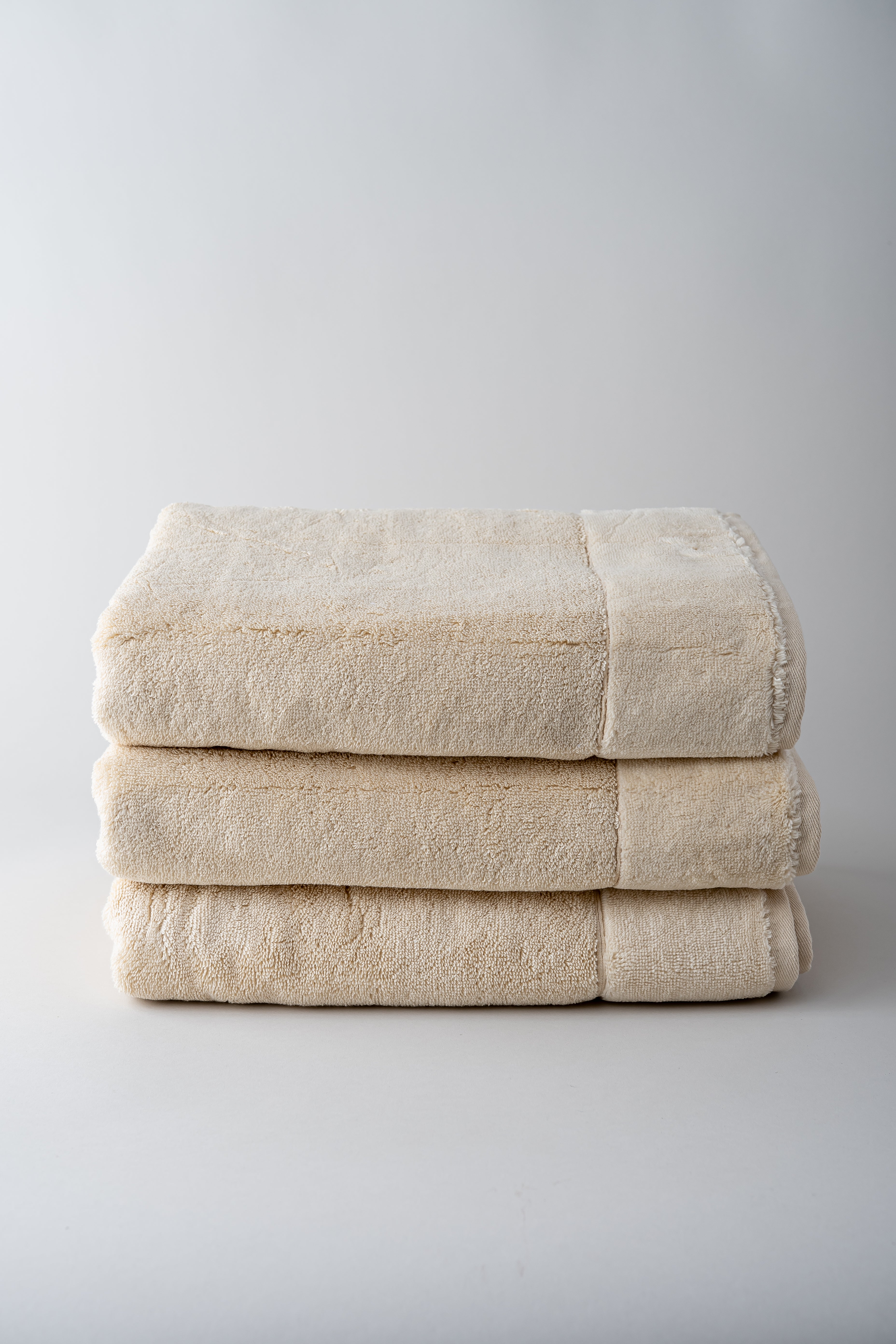 June Aegean Cotton Towels - Linen