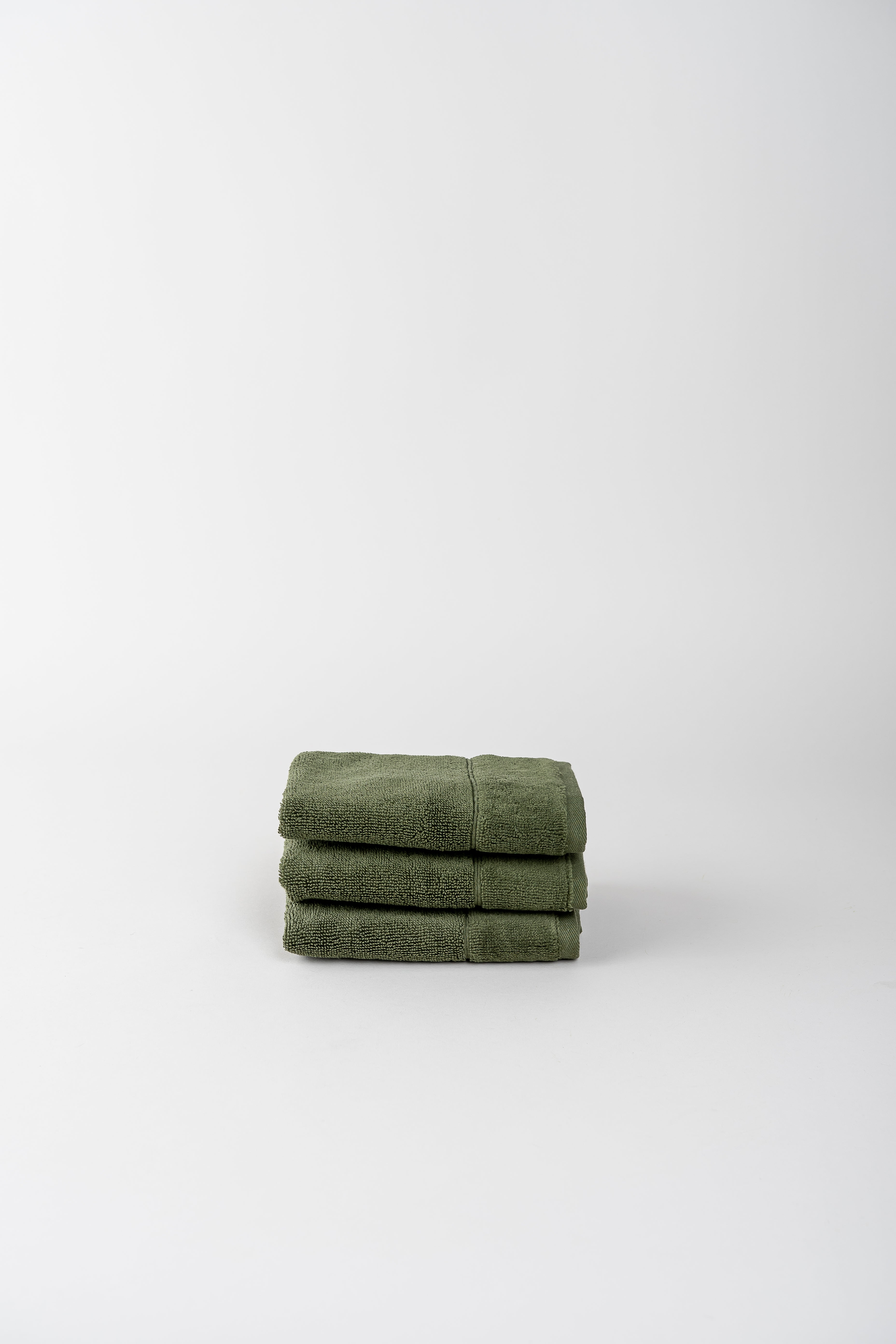 June Aegean Cotton Towels - Seaweed