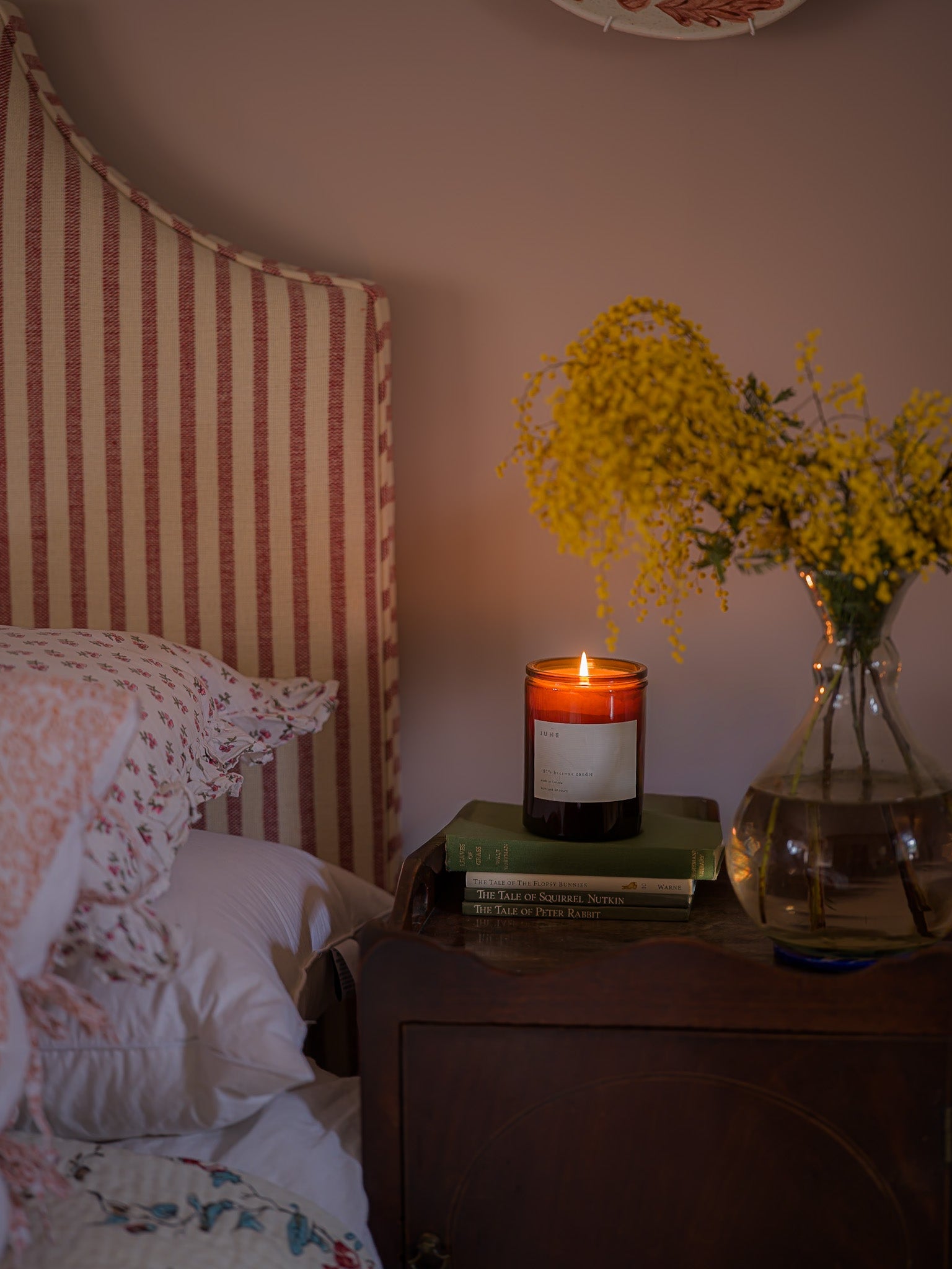 JUNE beeswax tumbler candle