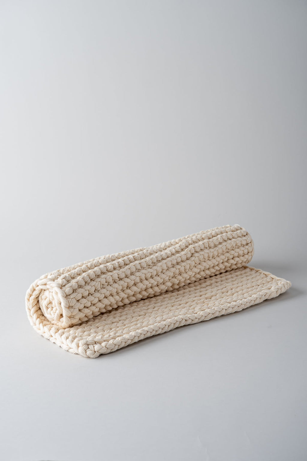 Hand-Knit Bath Mat