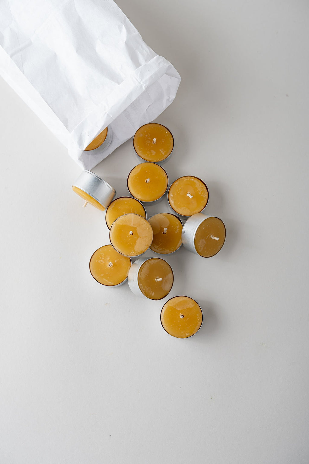 Beeswax Tea Lights - Pack of 12