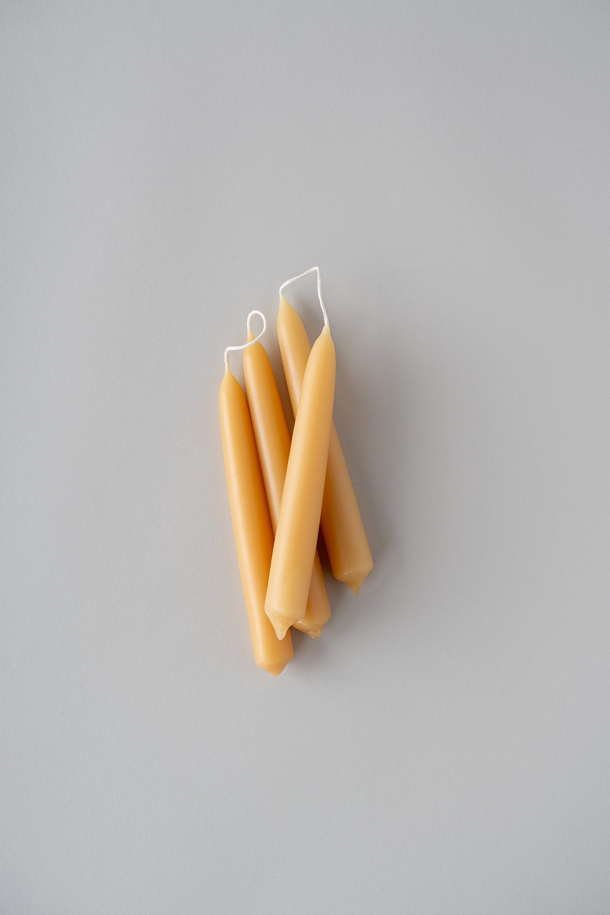 June beeswax taper candles 6 inch - set of two