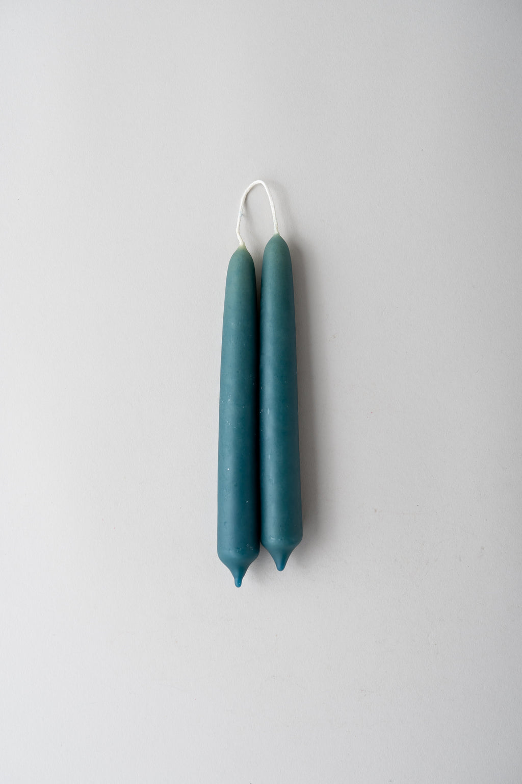 Beeswax Taper Candles 6" - Set of 2 - Blue