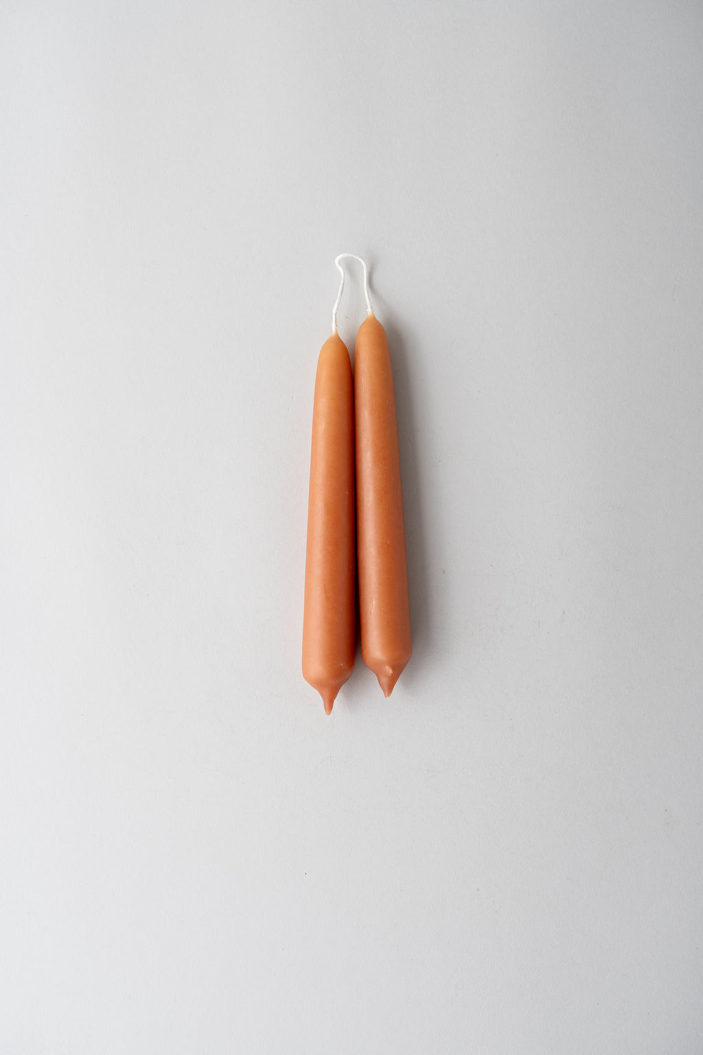 Beeswax Taper Candles 6" - Set of 2 - Terracotta