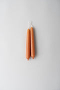 Beeswax Taper Candles 6" - Set of 2 - Terracotta