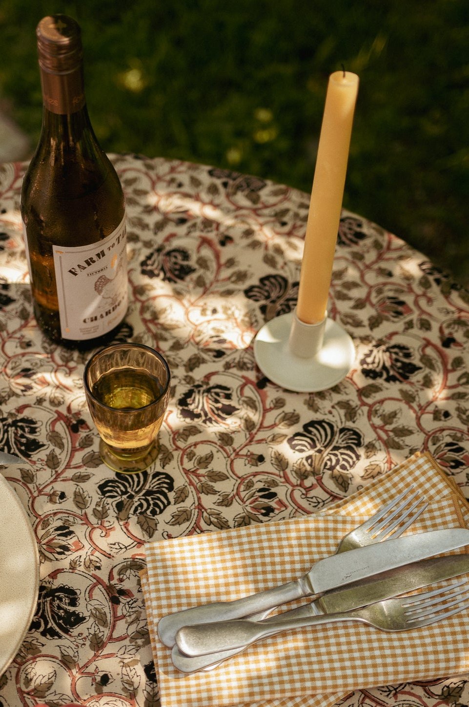 Hera Candle Holder - Beige