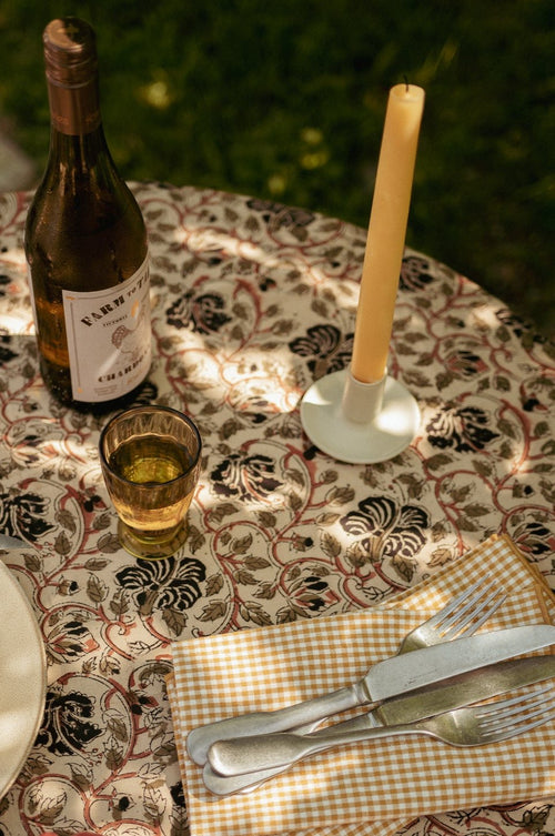 Hera Candle Holder - Beige