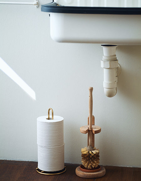 June Brass Paper Towel Holder