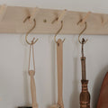 Brass S Hook - Set of 4