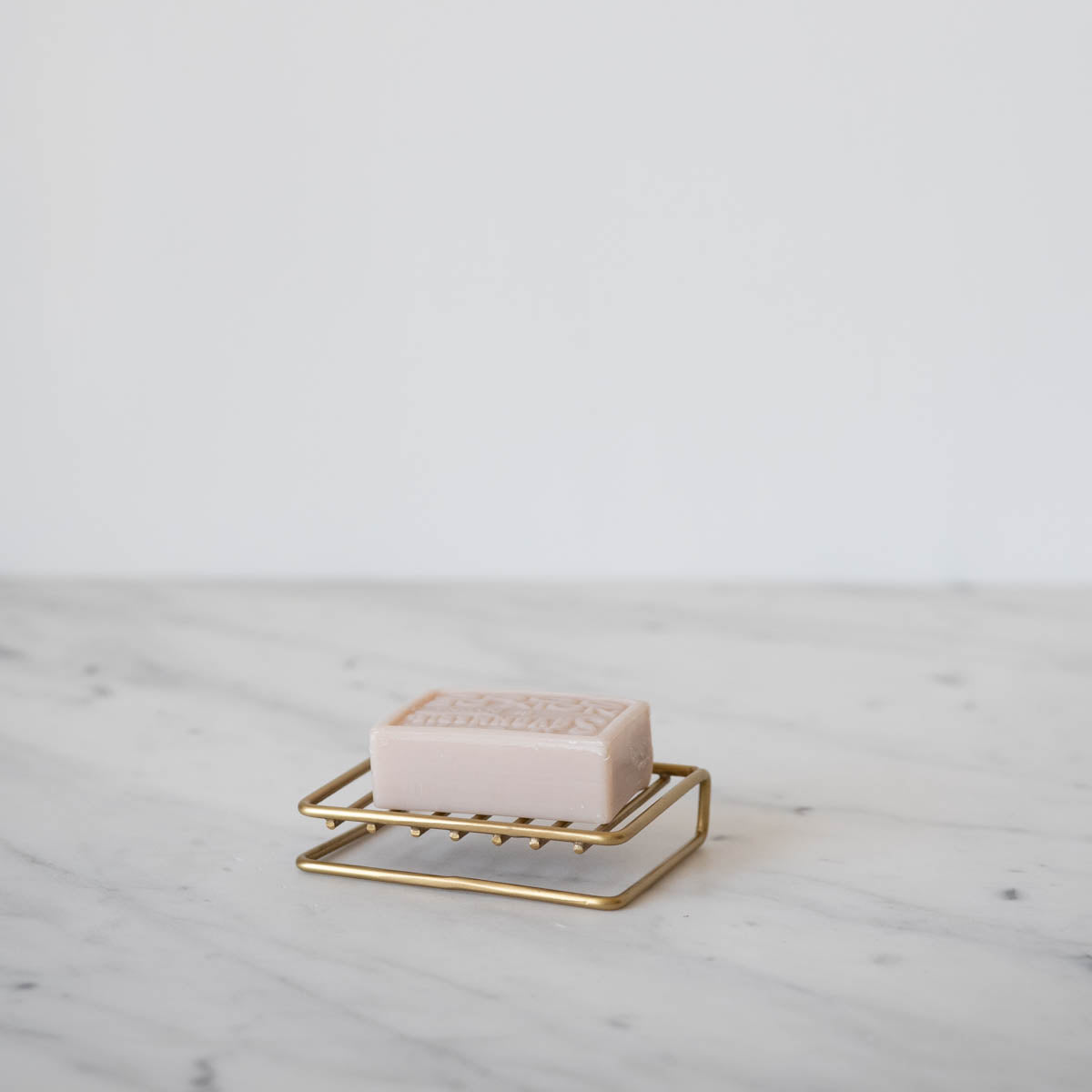 June Brass Soap Stand