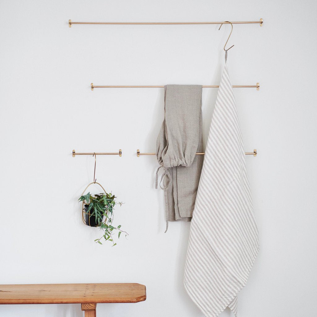 June Brass Towel Bar - Three Sizes