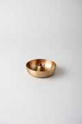 Brass Candle Holder - Round Bowl