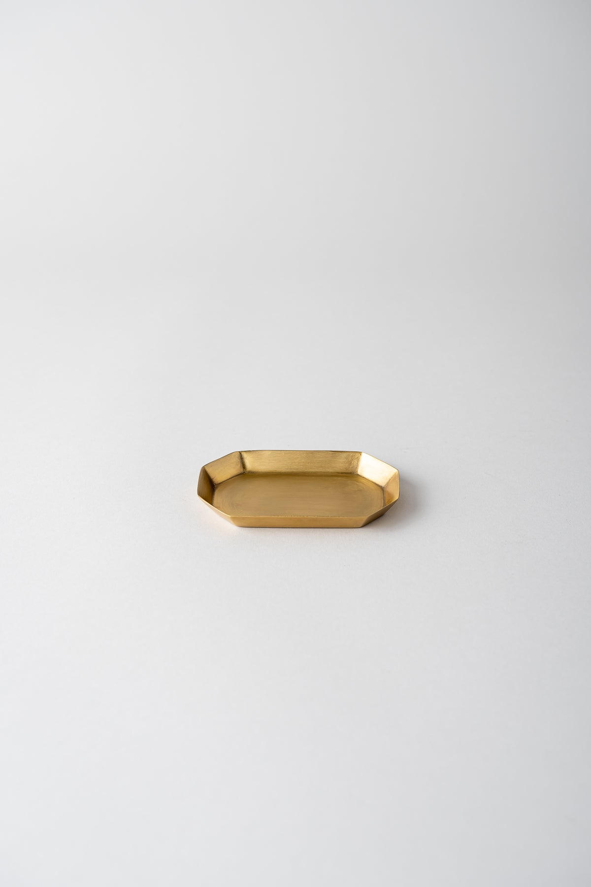 Brass Octagonal Dish - Long - Mini