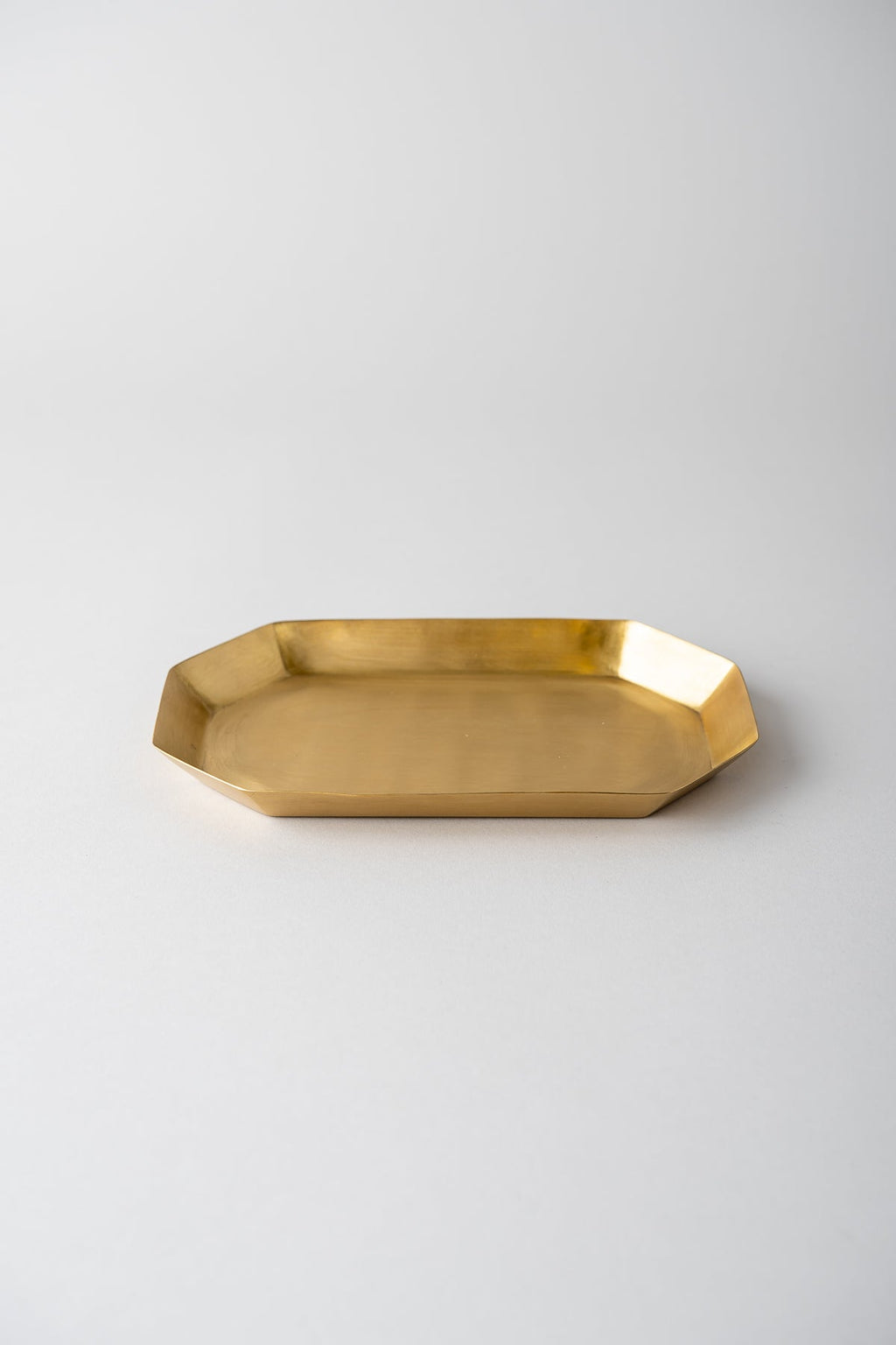 June Brass Octagonal Dish - Long - Medium