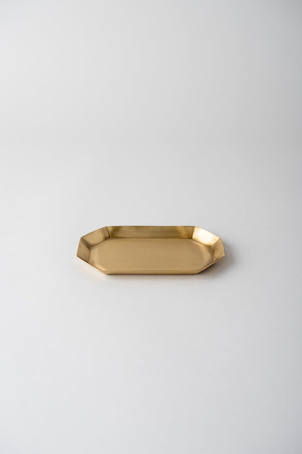 Brass Octagonal Dish - Long - Small