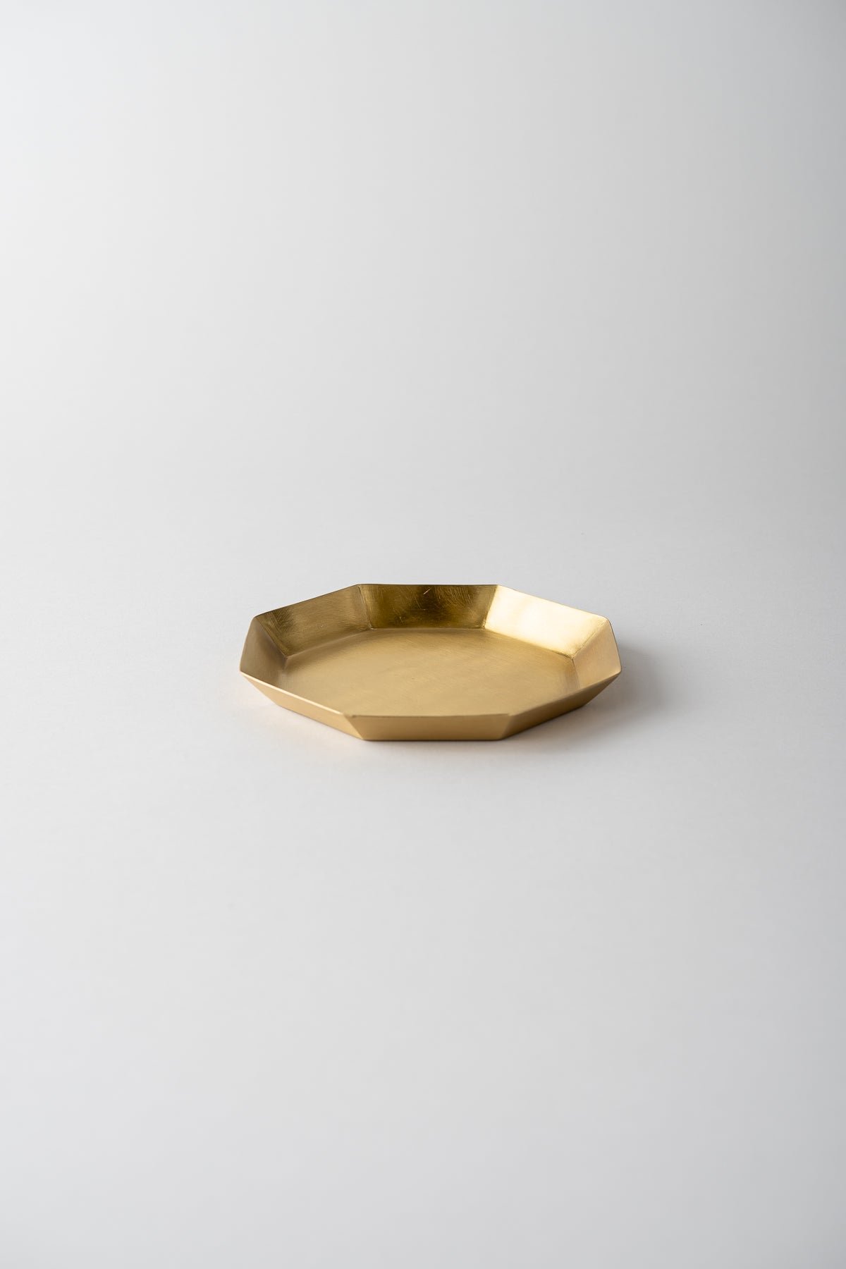 Brass Dish Octagon - Medium