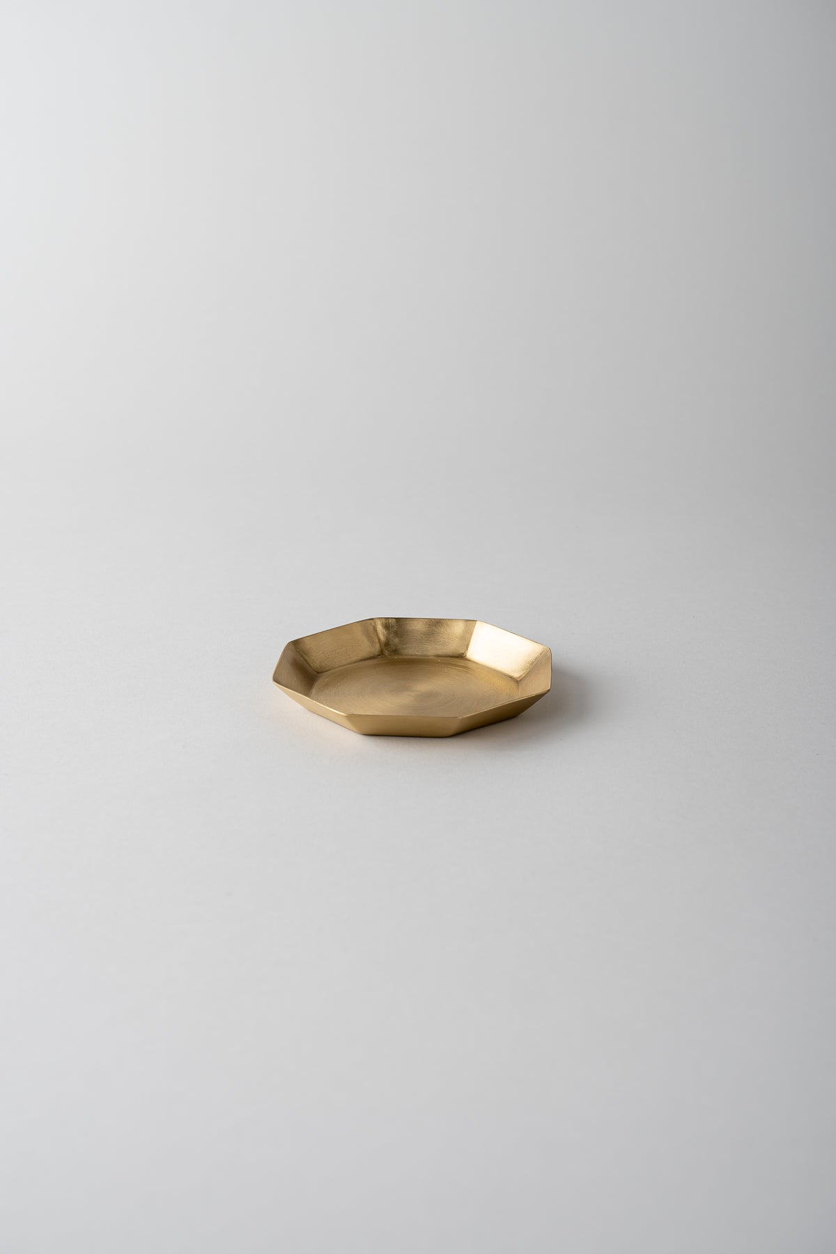 Brass Dish Octagon - Small