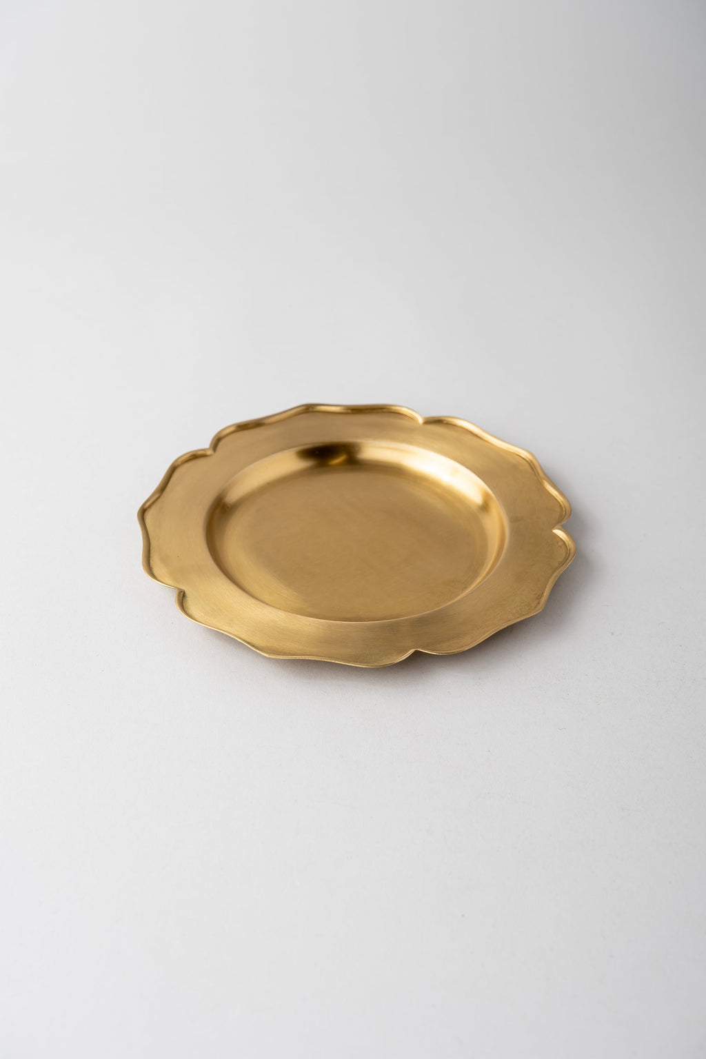 June Brass Floral Dish