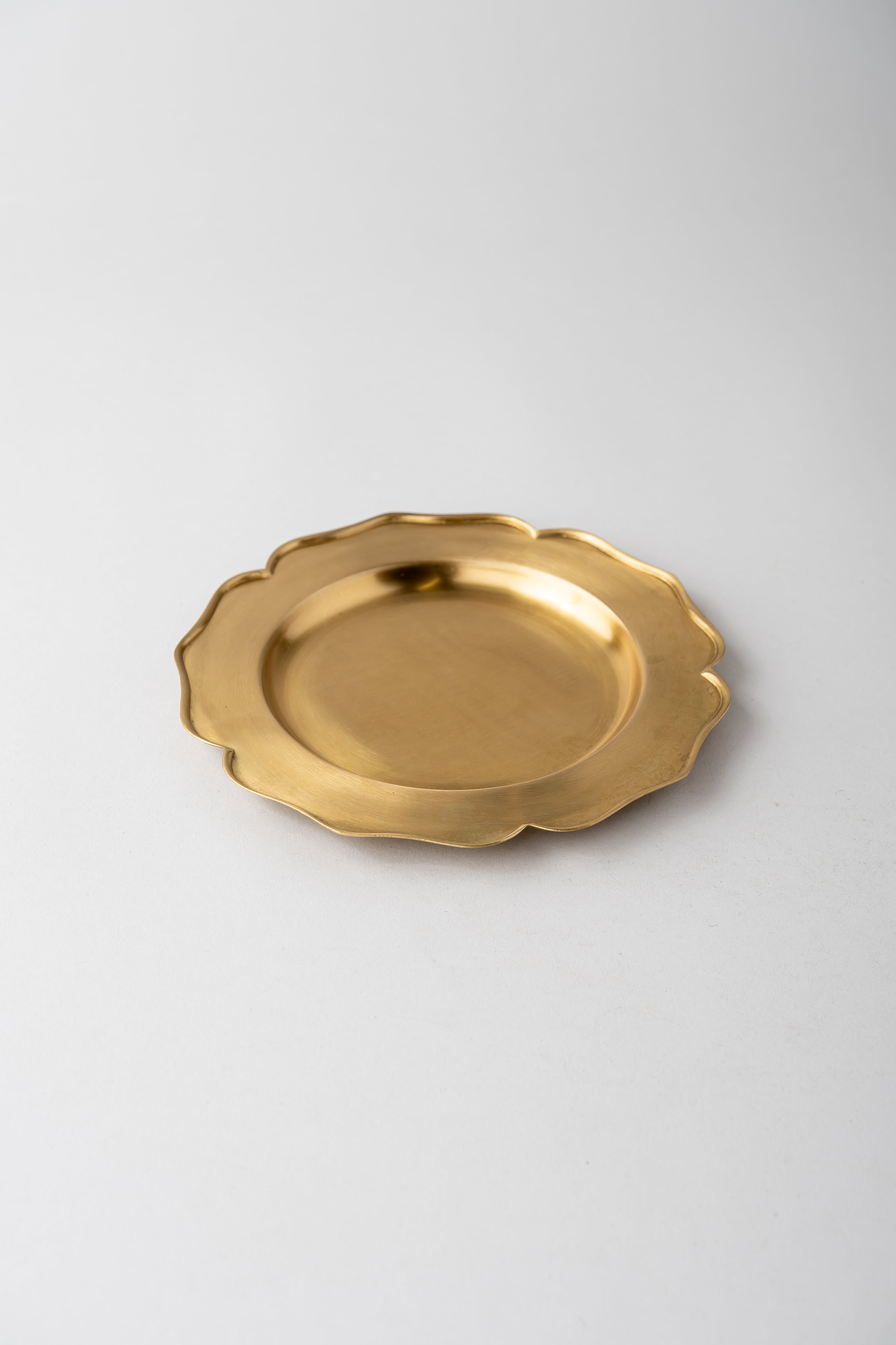 June Brass Floral Dish