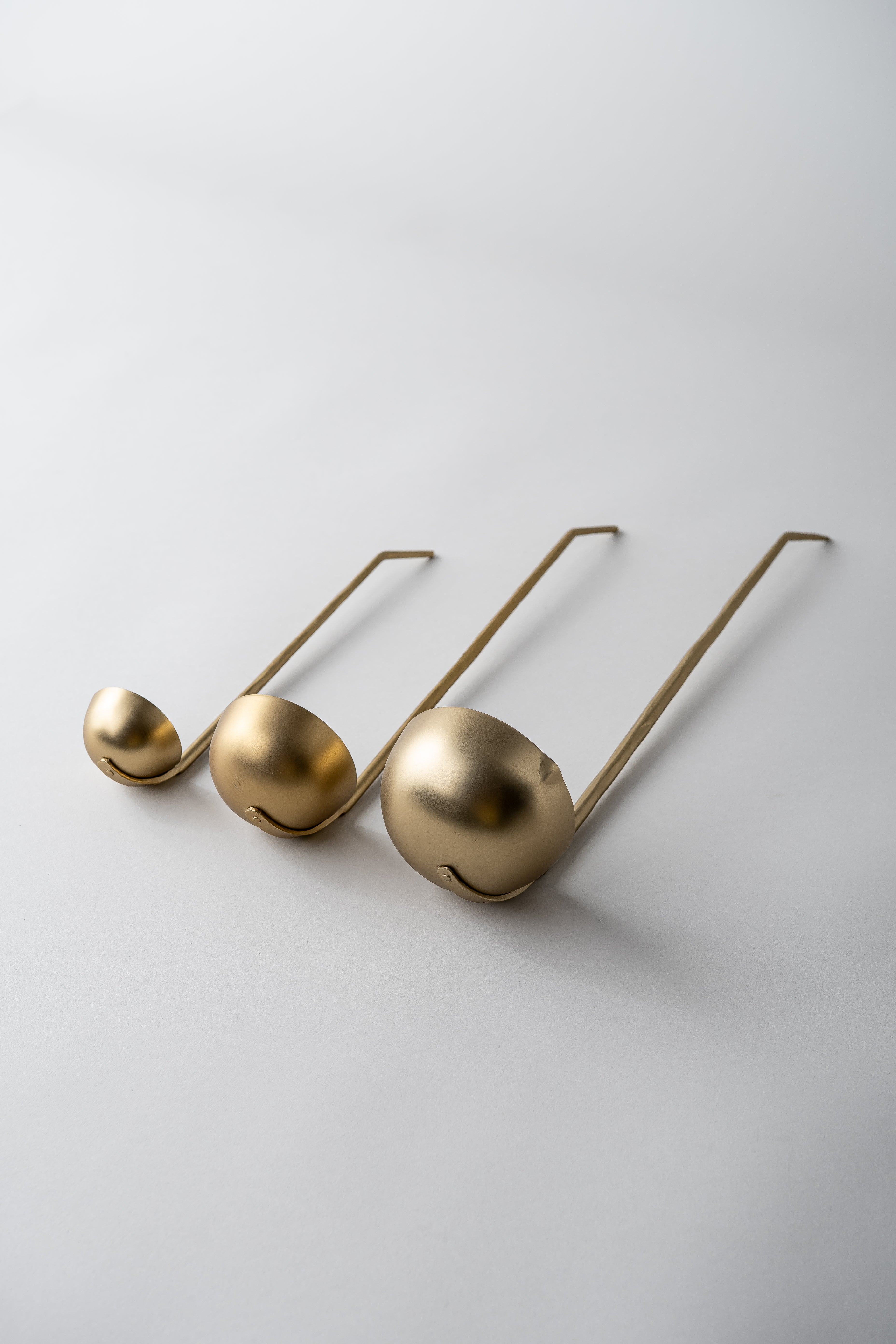June Brass Ladles - Set of Three