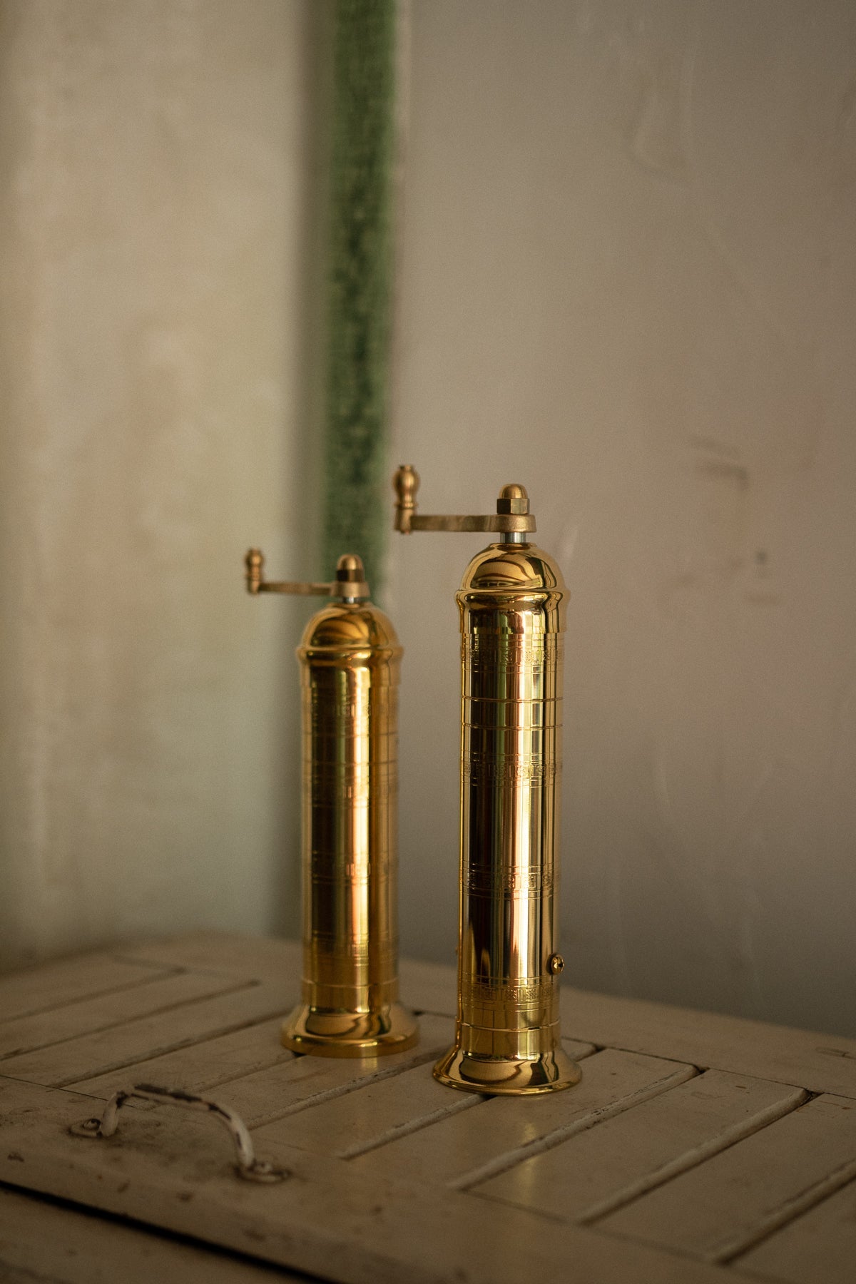 June Alexander Brass Pepper Mill
