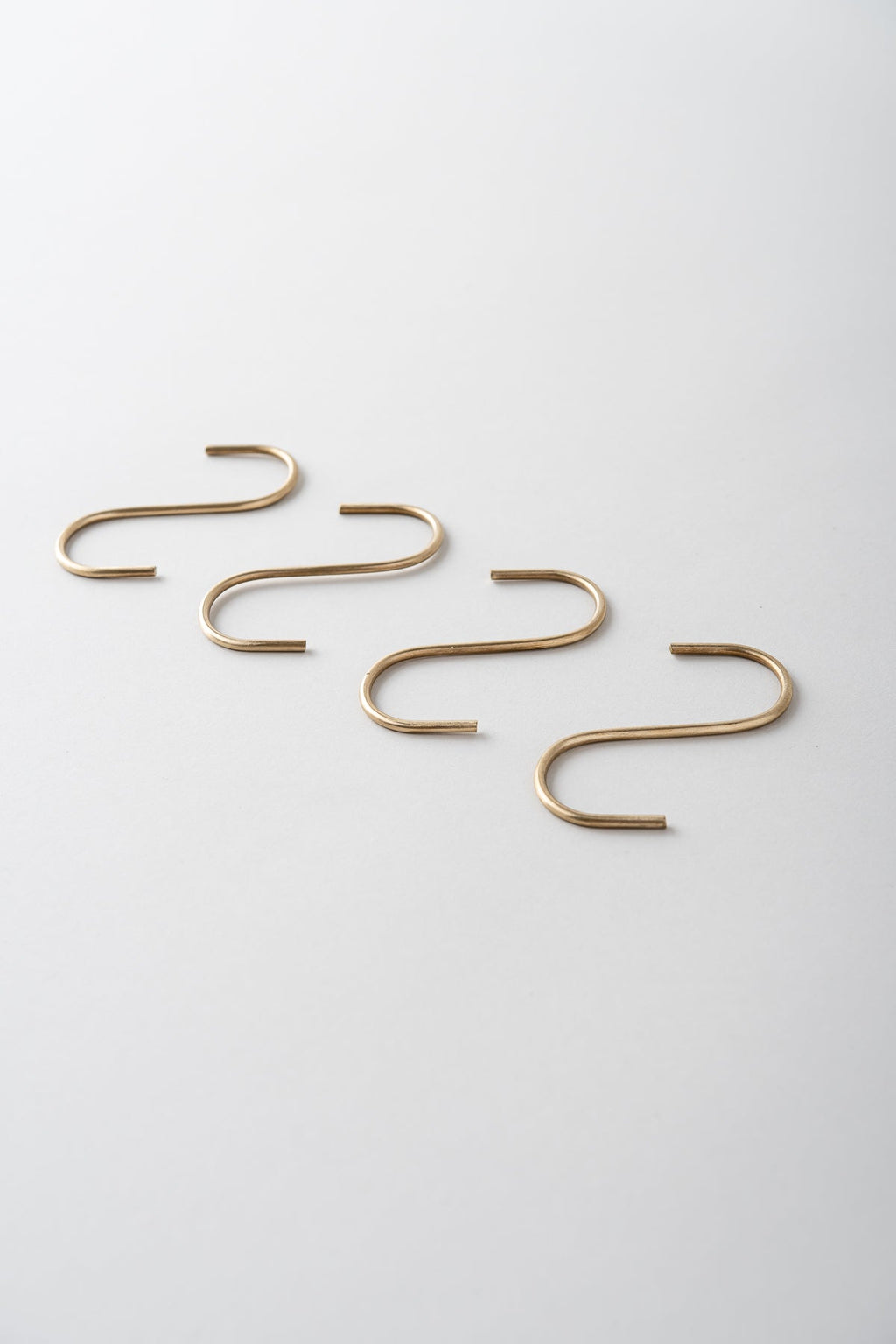 June Brass S Hook - Set of 4