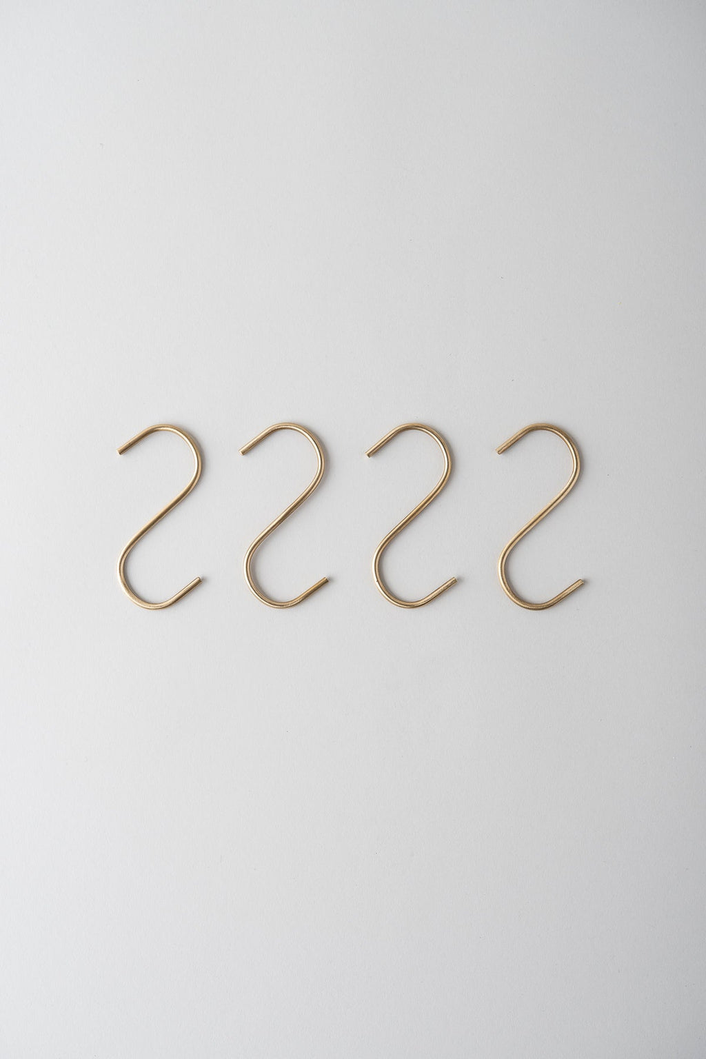 June Brass S Hook - Set of 4