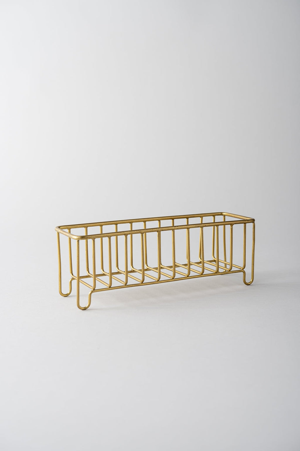 Brass Wire Slender Basket
