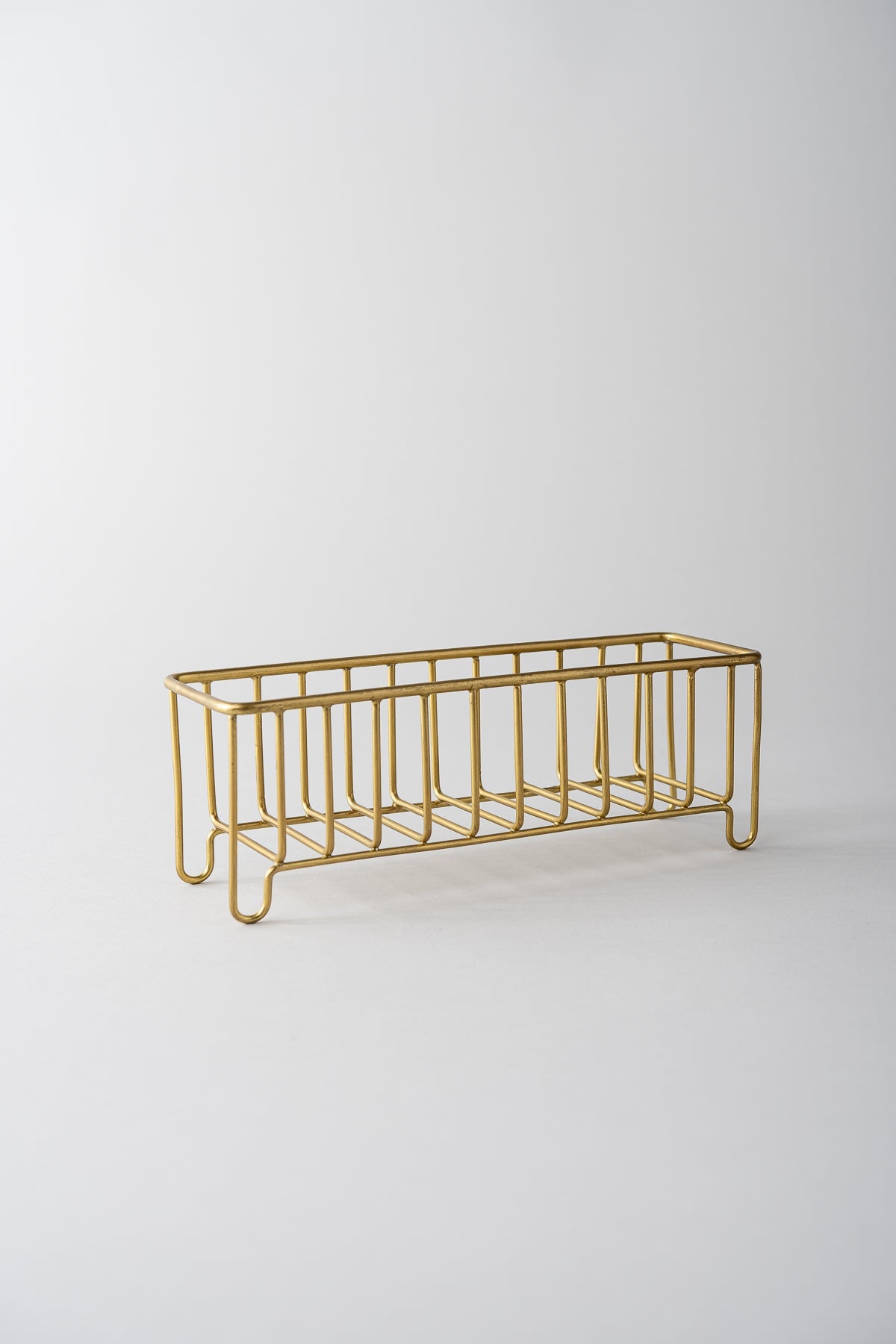 Brass Wire Slender Basket