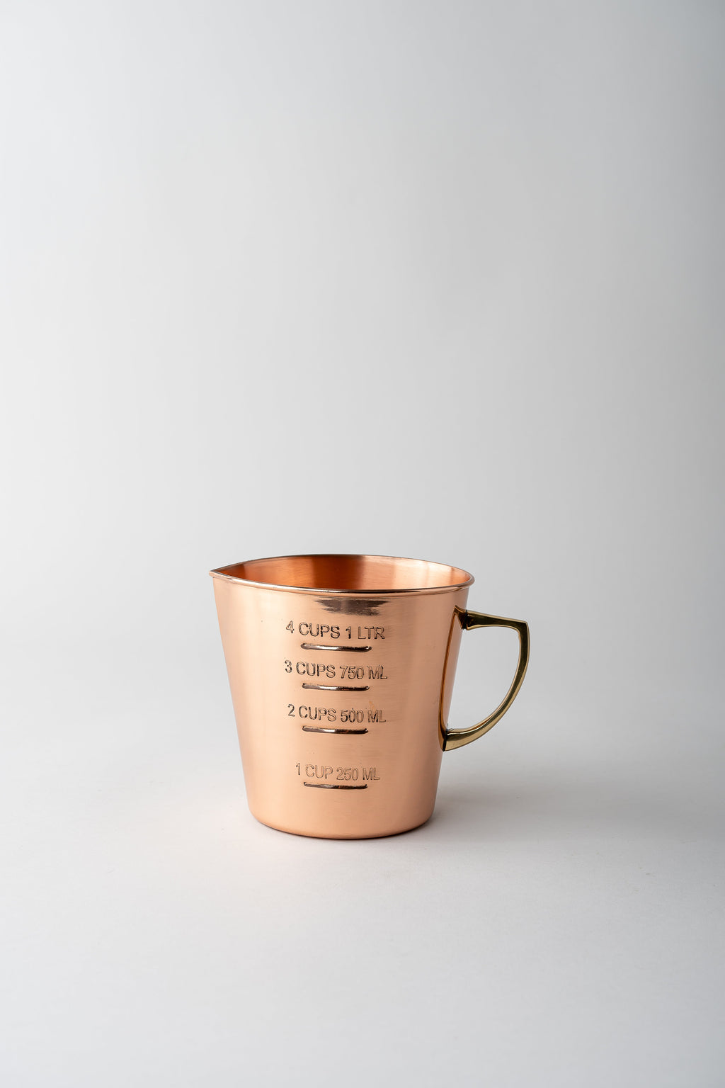 Copper Liquid Measuring Cup - 4 Cup