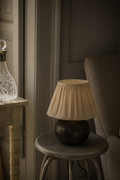 Cordane Pleated Linen Table Lamp