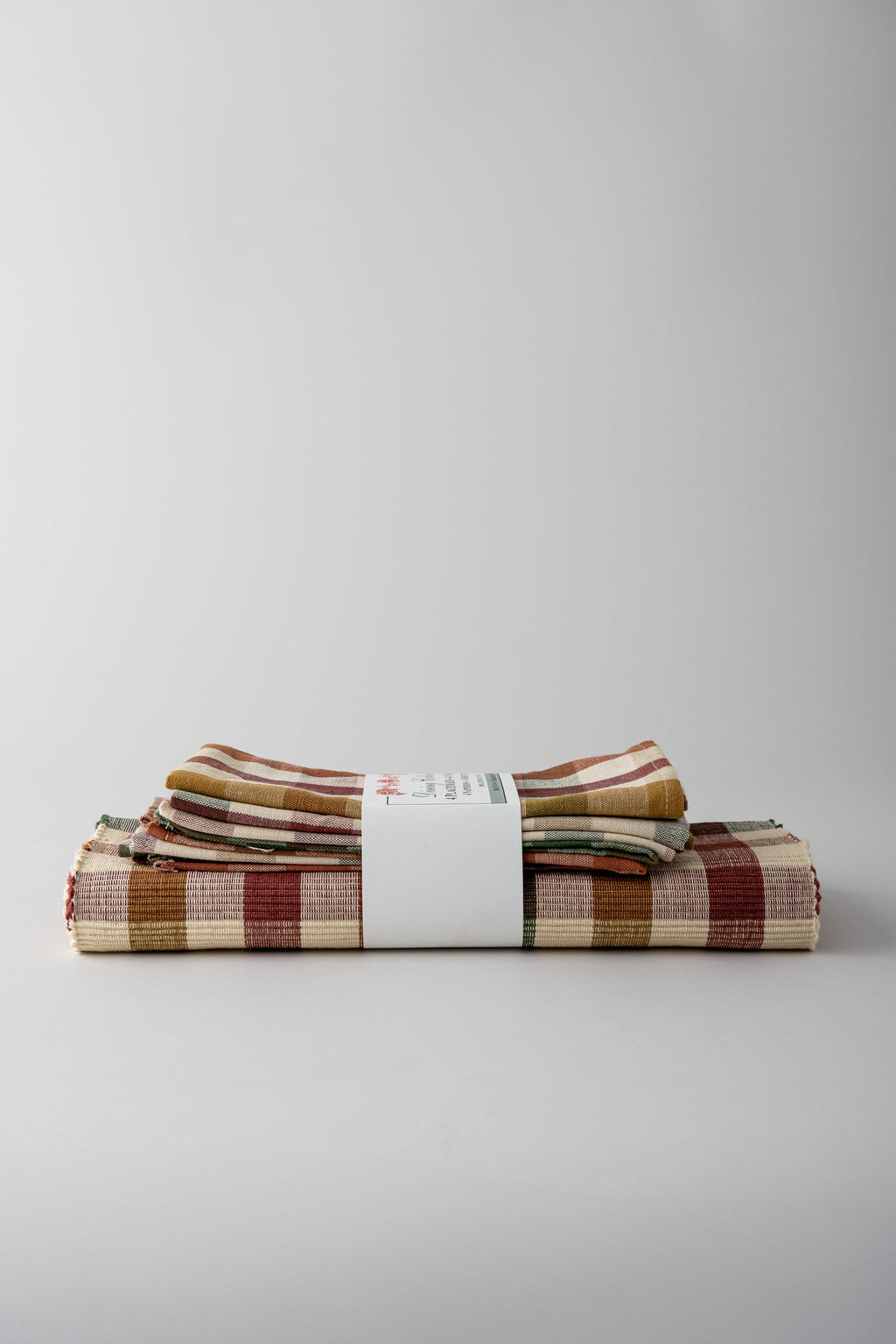 June Cotton Placemat and Napkin Set - Cambridge Check
