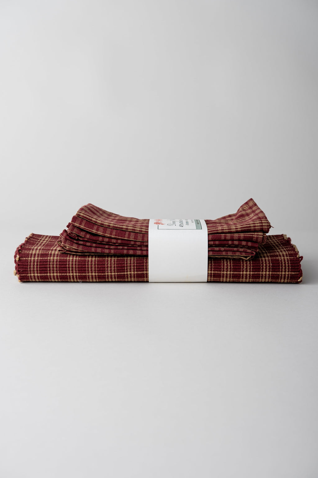 June Cotton Placemat and Napkin Set - Nutmeg
