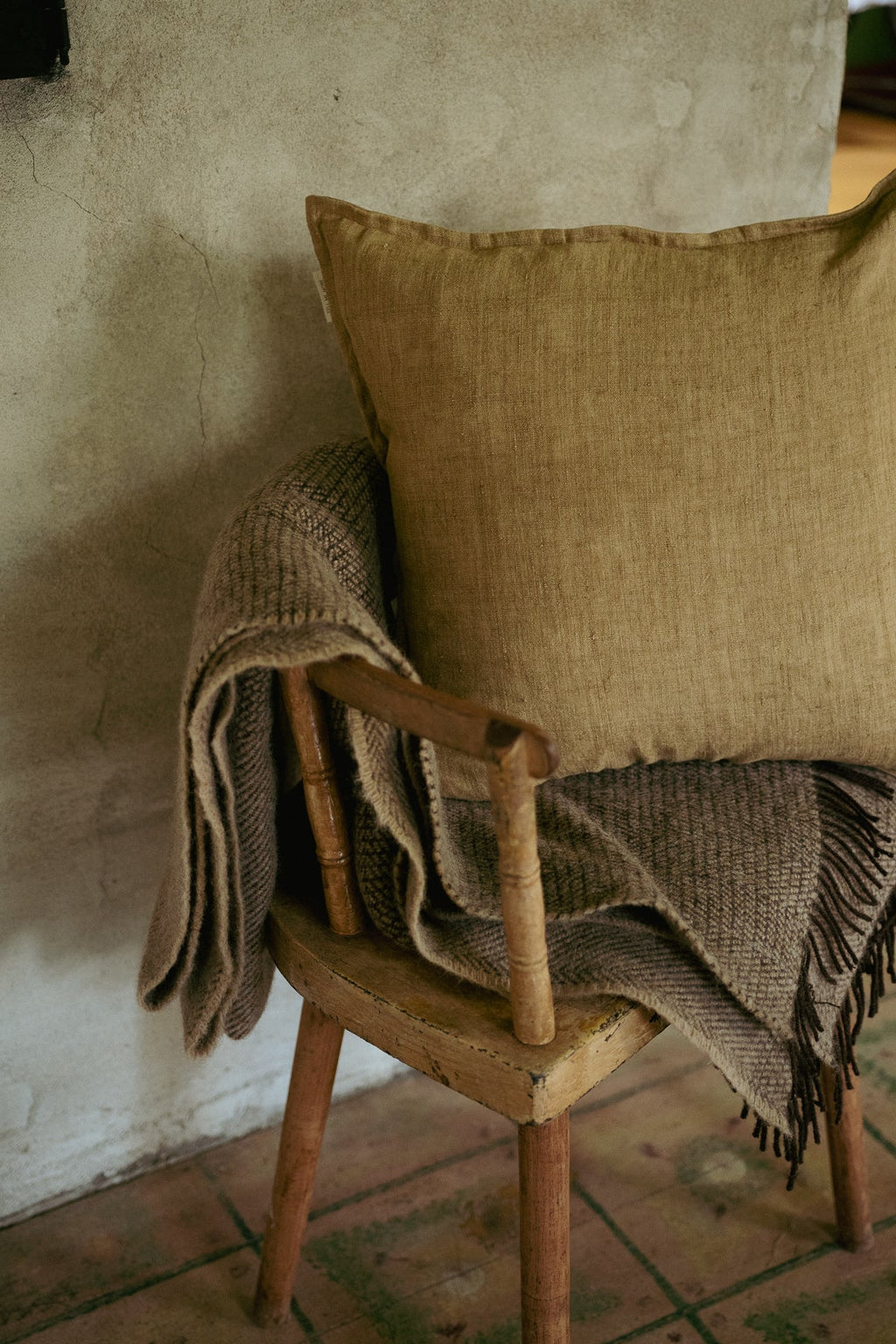 Linen Cushion Cover - Pampas