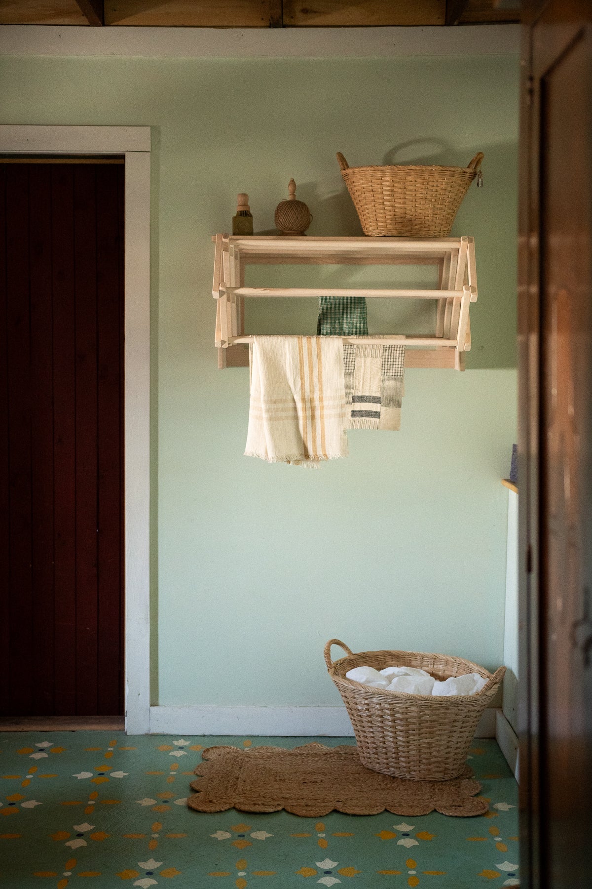 Maple Wall Folding Drying Rack