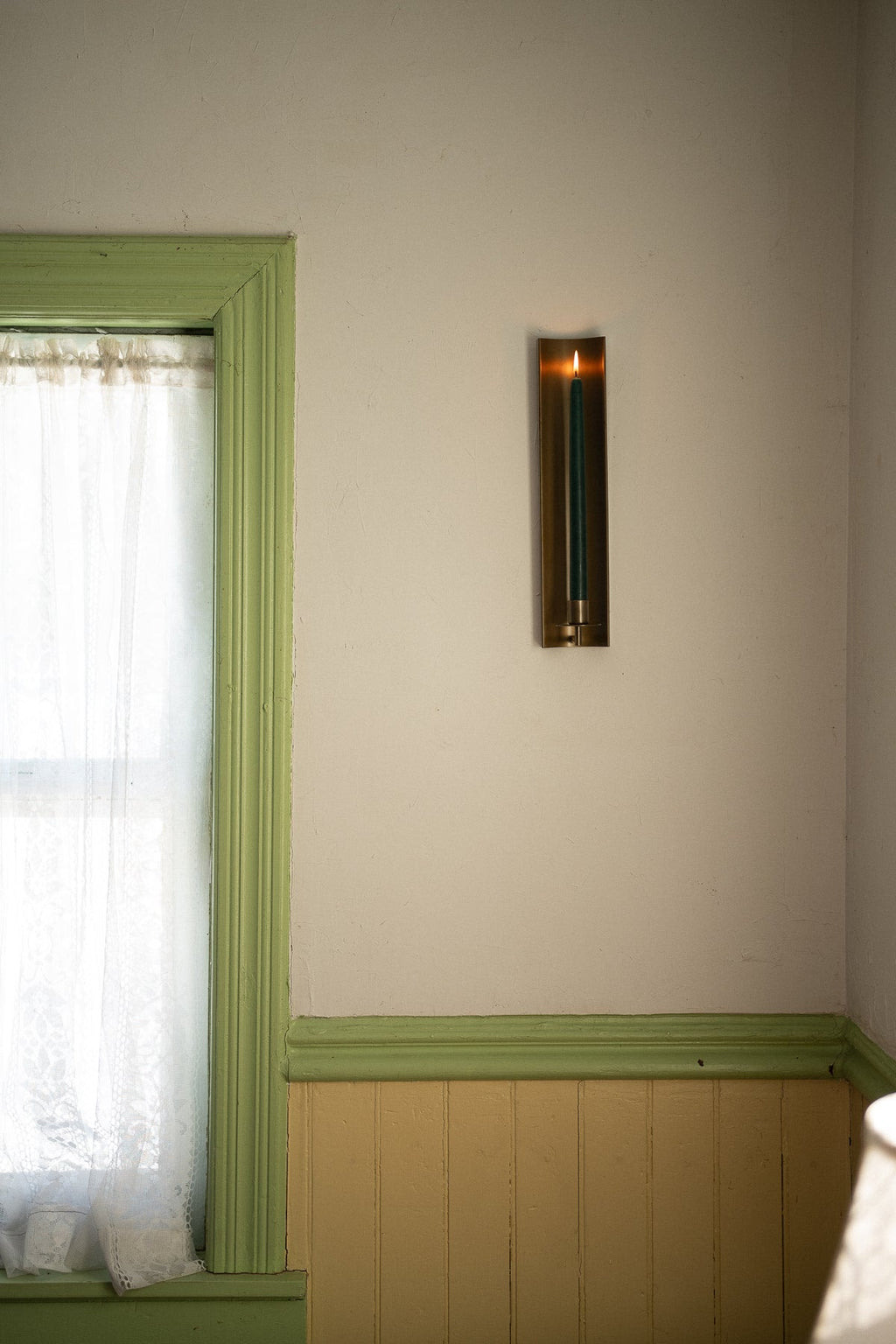 June Hand Dipped Taper Candles - 12" - Blue