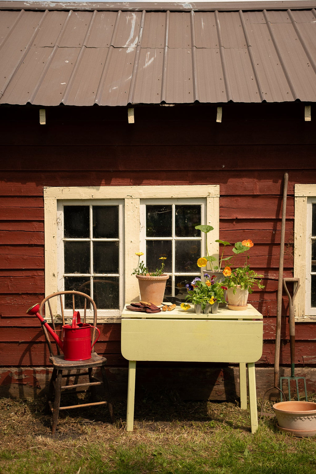 June Watering Can - Red