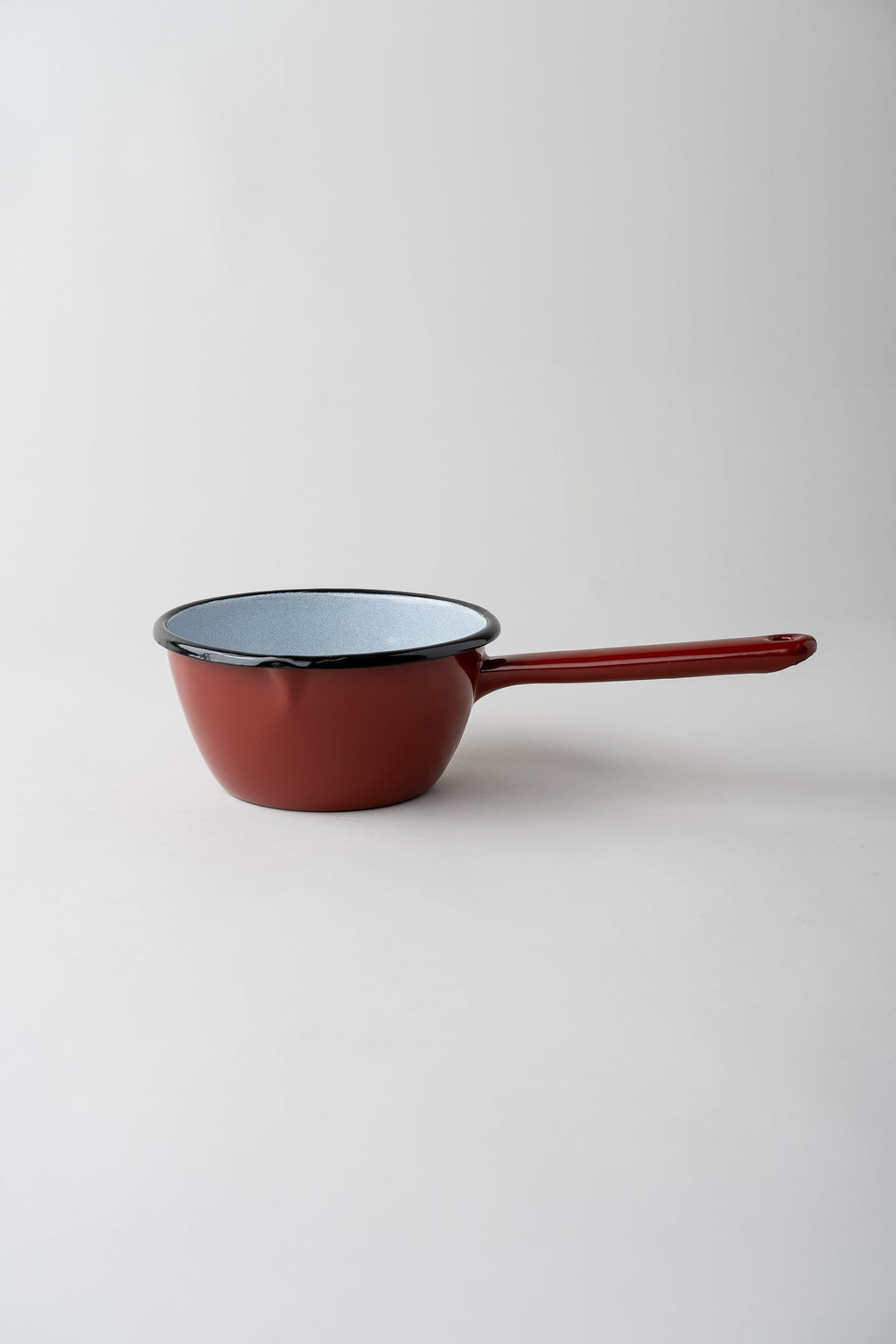 June Enamel Saucepan - Chestnut