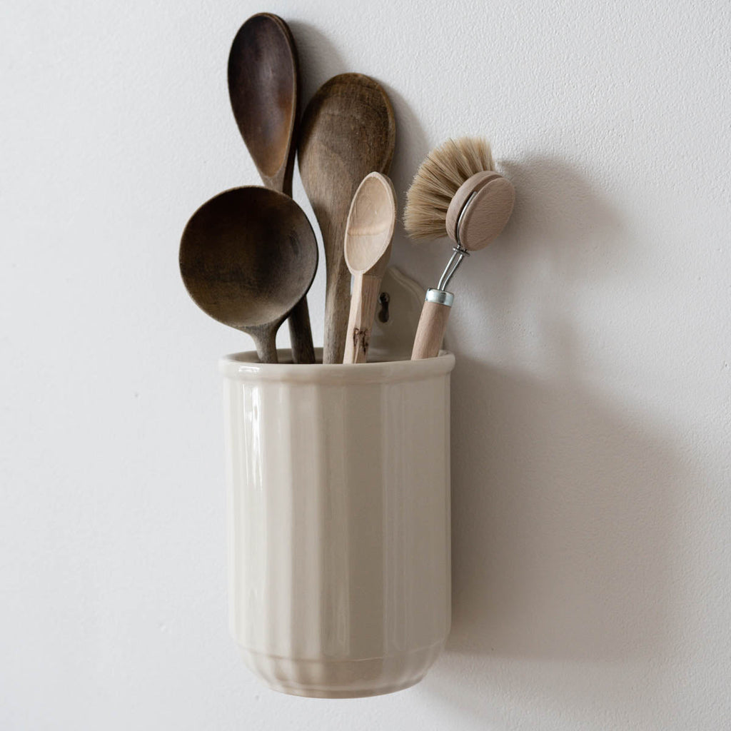 June Fluted Wall Crock
