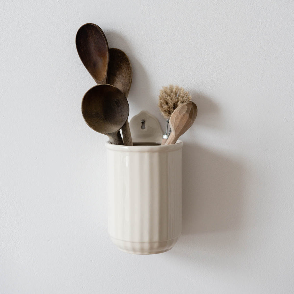 June Fluted Wall Crock
