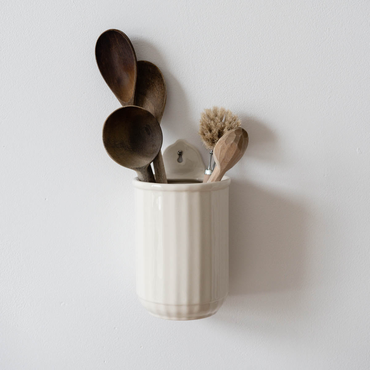 June Fluted Wall Crock