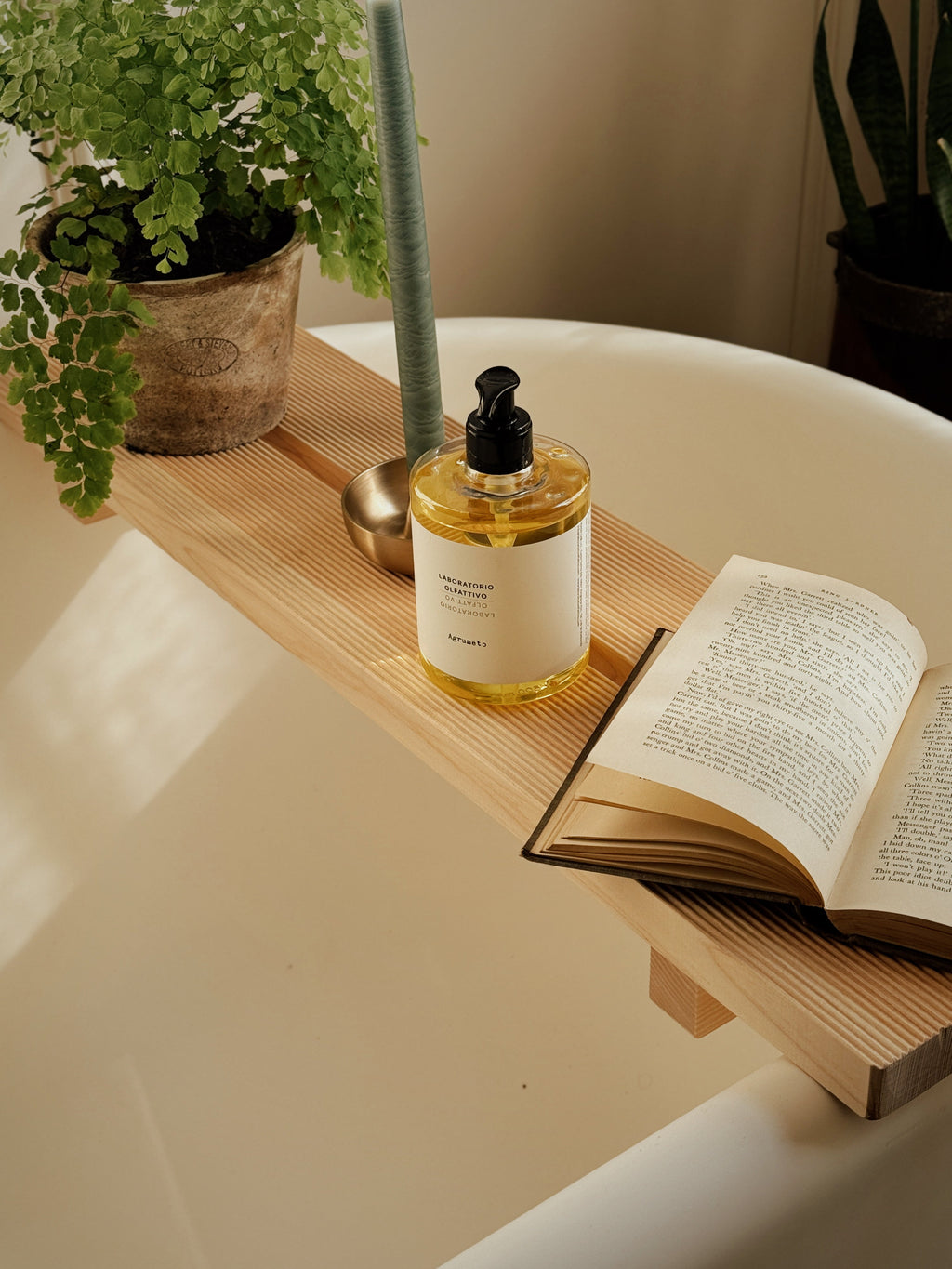 Hinoki Tub Bench - Medium