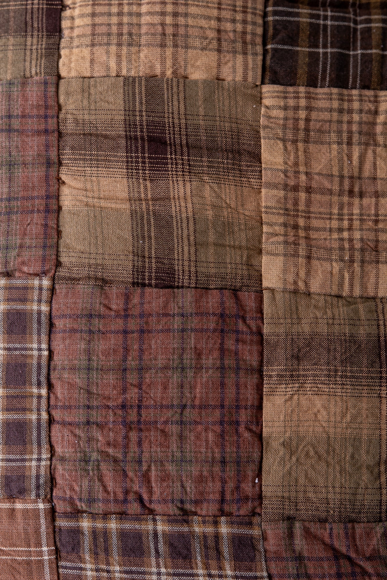 June Heritage Patchwork Cotton Queen Quilt - Rosewood
