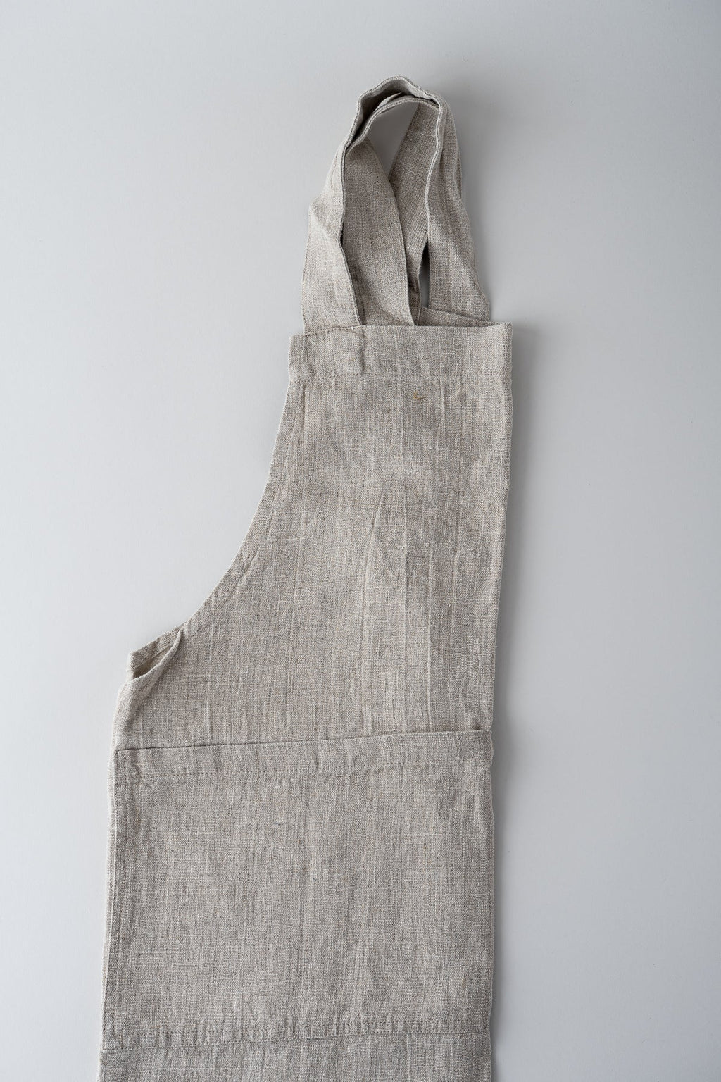 June Linen Crossback Apron - Natural